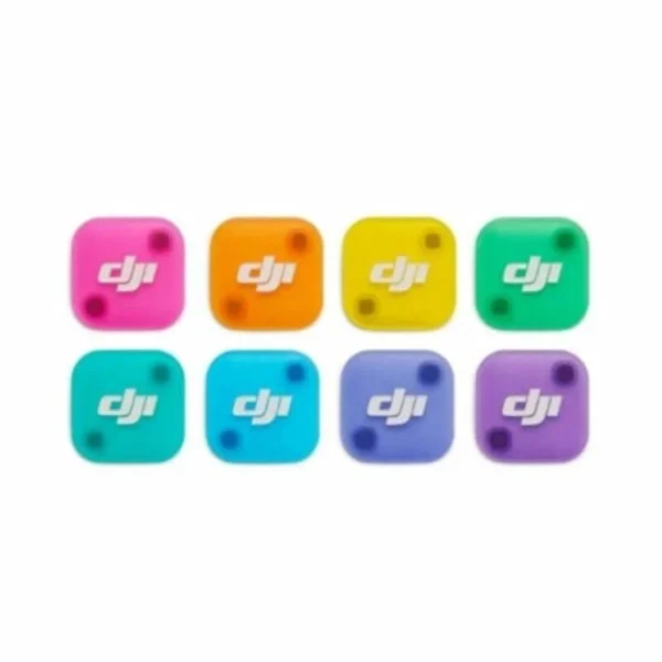 DJI Set de 8 Caches Magnétiques Colorés pour DJI Mic Mini 2 Promotion Saisonnière