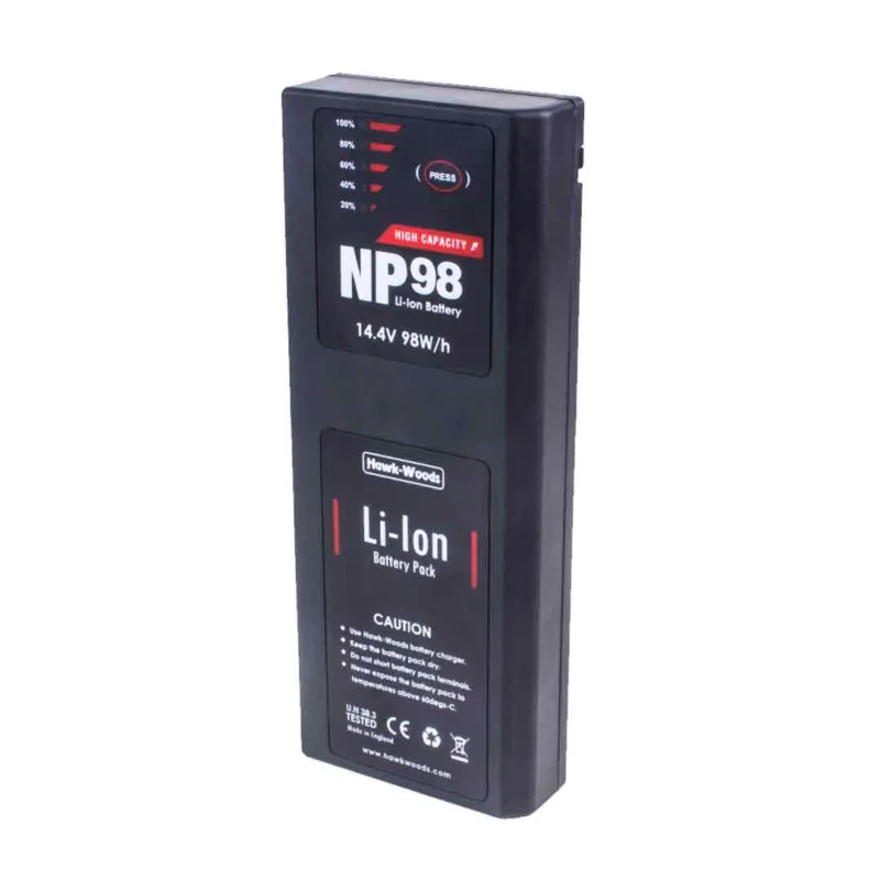 Hawk-Woods Batterie NP1 Lithium-ion (98Wh) (NP-98) Dernier Modèle