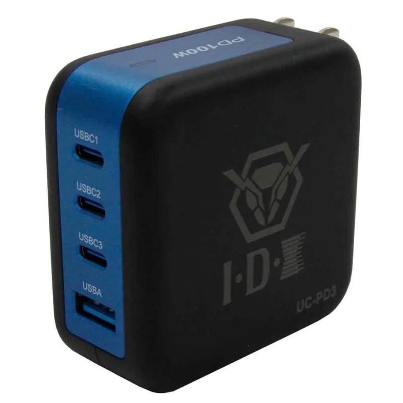 Remise IDX UC-PD3 (100W, 3 Ways, PowerDelivery) – USB-C PD Charger