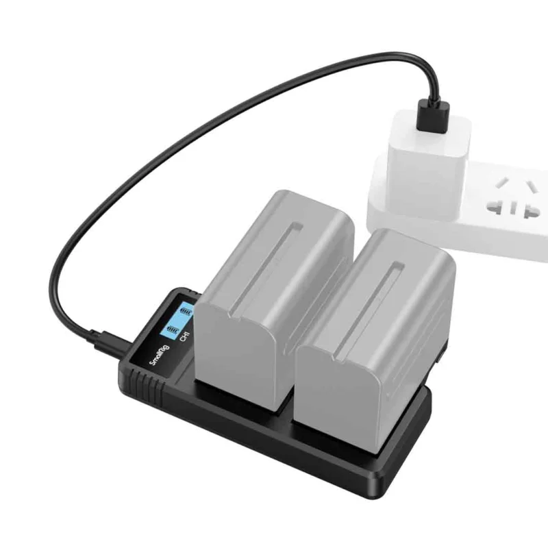 Smallrig 4086 – NP-F Dual Battery Charger Prix Promo