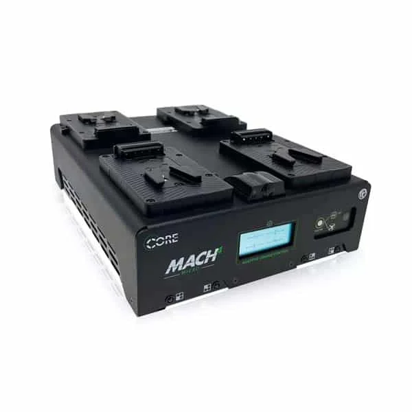 Core SWX Mach4 with ACC (V-Mount) – 4-Station Rapid Charger Seulement Aujourd'hui