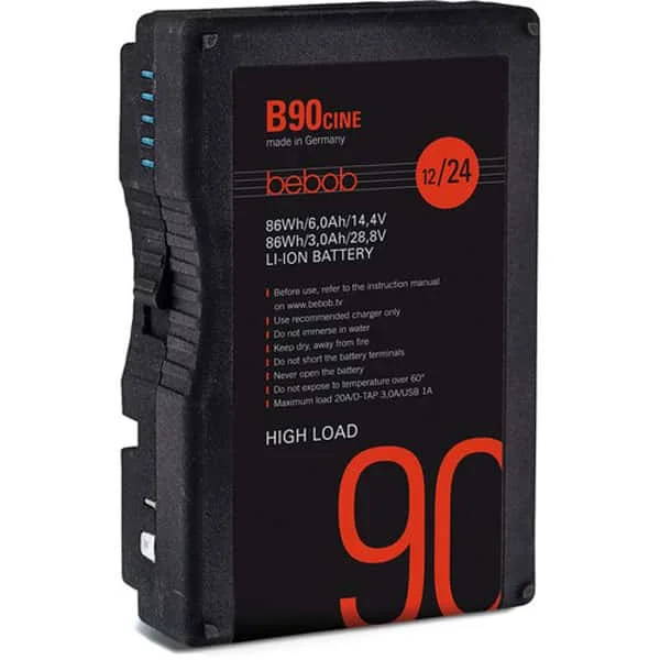 Dernier Modèle Bebob B90CINE (B-Mount) – Battery