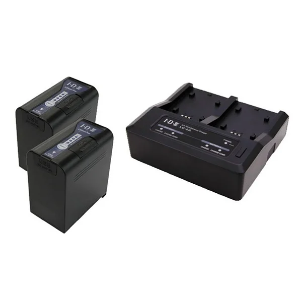 Must-Have IDX PP-2A Kit 2 SL-VBD96 Batteries & LC-2A Charger – Battery and Charger Kit