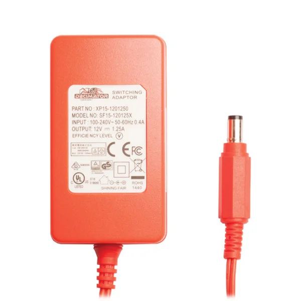 Decimator PWR-12V PL – 12VDC power supply pack (plastic closure) Commander Maintenant