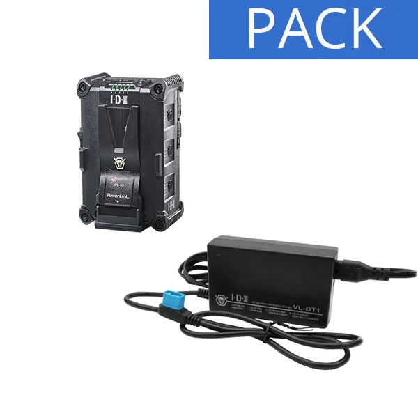 IDX Battery IPL-98 & Charger VL-DT1 – Battery and Charger Kit Paiement Sécurisé