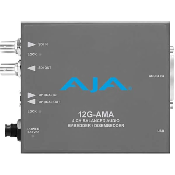 AJA 12G-AMA – Embedder Audio Retour Gratuit