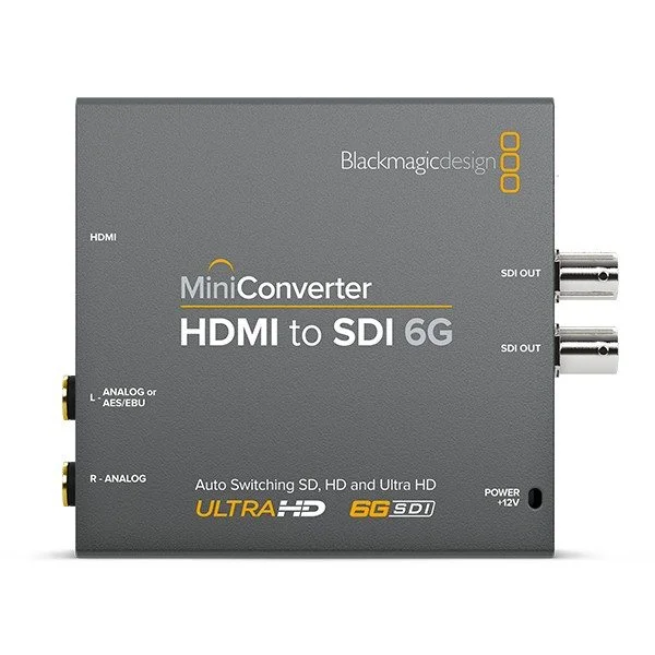 Expédition Rapide Blackmagic HDMI to SDI 6G – Mini Converter