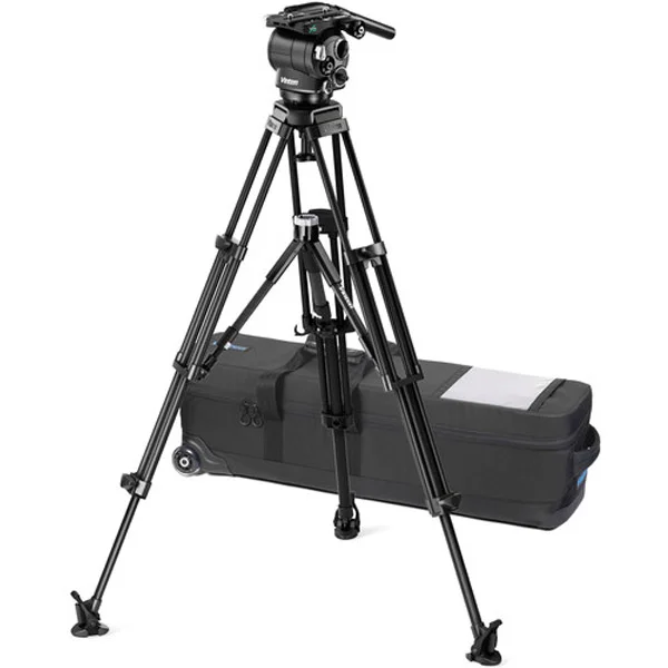 Vinten Versine 240 ENG PL (Aluminum, Mid-Level Spreader) – Tripod Set Nouvelle Collection