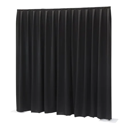 Achetez Aujourd'hui Rideau WENTEX P&D Polyester 260g/m² noir - Dim.(LxH) 3 x 3m