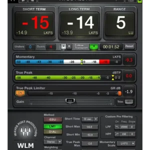 Waves WLM Plus Loudness Meter Expédié Aujourd'hui