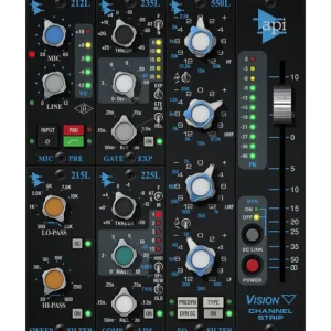 UNIVERSAL AUDIO UAD API Vision Channel Strip Collection Pas Cher