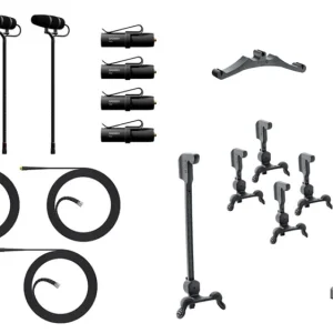 DPA 4099 CORE+ Classic Touring Kit, 4 Mics and accessories, Loud SPL Haute Qualité