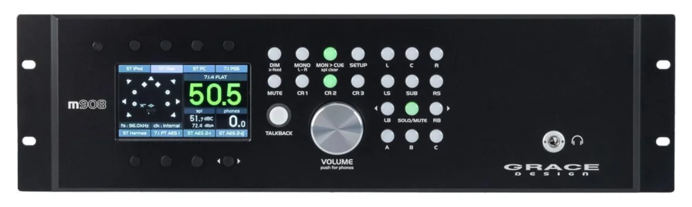 Usine Directe Grace Design m908-RMR Immersive-format Monitor Controller with Rackmount Remote