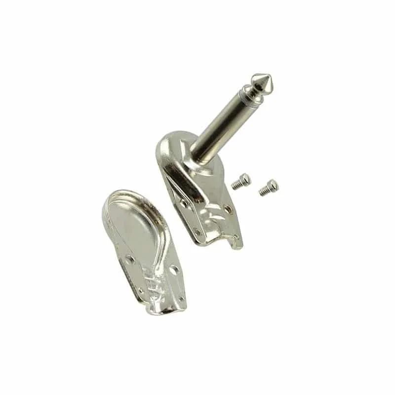 Jusqu'à Épuisement Des Stocks Switchcraft 228 - 1/4" Mono 2 Conductor Cable Mount Plug, Flat Shielded Handle w/Solder Contacts