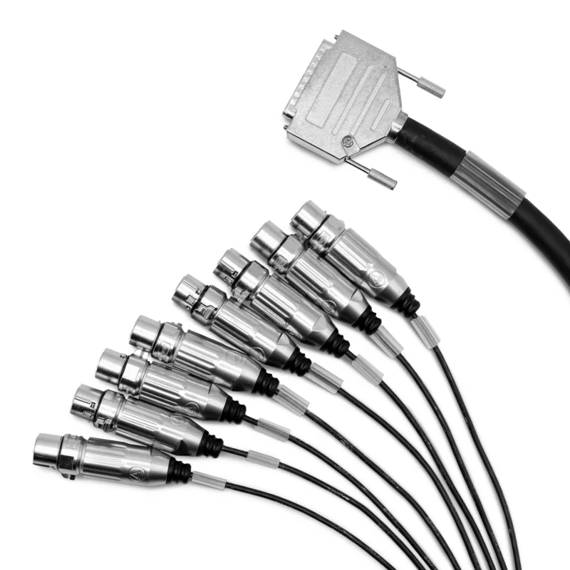 Funky Junk Cables Cavo Multicore D-Sub XLR F 1m Réduction