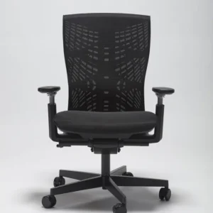 Nouvel Arrivage MStyle Reja, struttura nera, rete nera, con poggiatesta