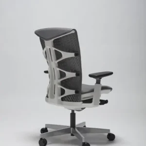 MStyle Reja, Struttura bianca rete grigia Livraison Express