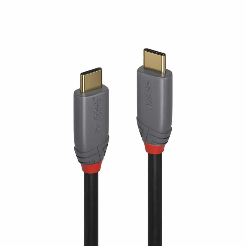 Lindy Cavo USB 3.1 Tipo C a C Anthra Line con 5A, 1m Offre Limitée