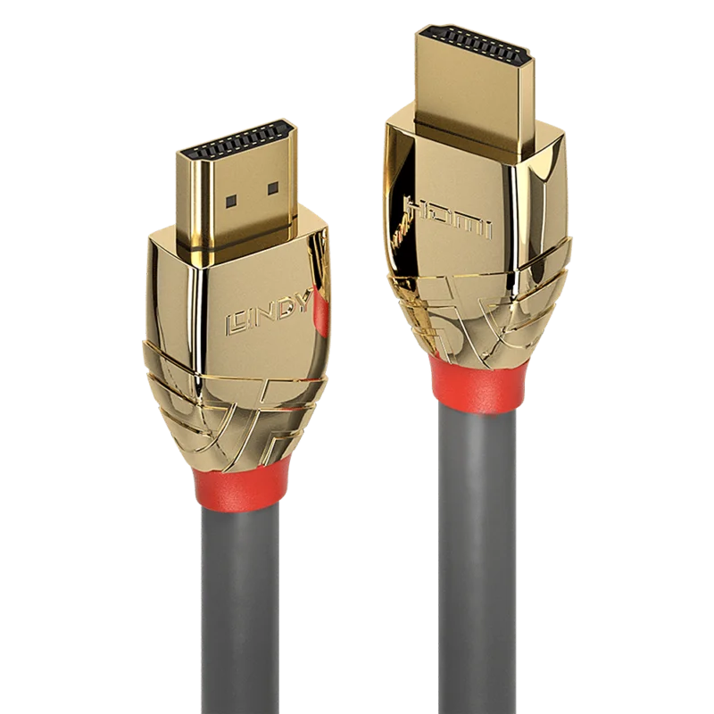 Commander Maintenant Lindy Cavo HDMI High Speed Gold Line, 1m