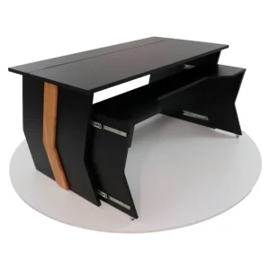 Zaor MIZA FLOW DESK BLACK OAK Livraison Express