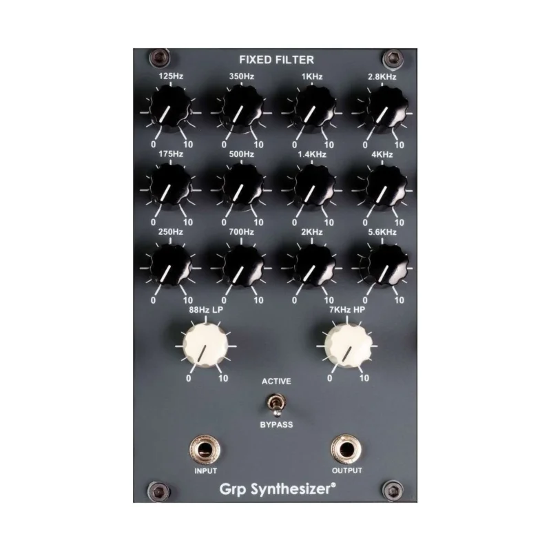Jusqu'à Épuisement Des Stocks Grp Synthesizer FIXED FILTER