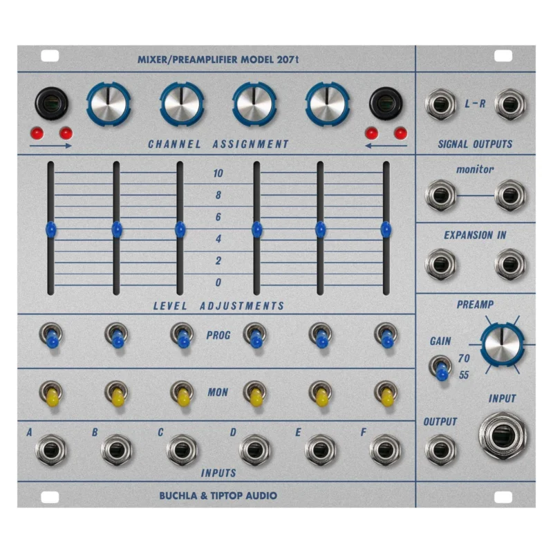 Tiptop Buchla 207t Mixer/Preamplifier Satisfait Ou Remboursé