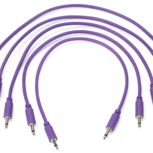 Black Market Modular patchcable 5-Pack 25 cm viola Retour Gratuit
