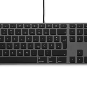 Commander Vite LMP KB-1243 Tastiera numerica USB (Grigio Siderale) - Layout DE