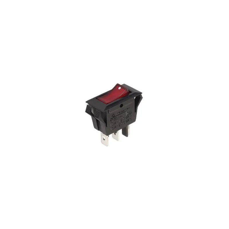 Vente Flash INTERRUPTEUR ON-OFF 10A 250V ROUGE (6080)