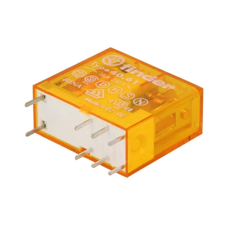 Vente Flash RELAIS ELECTROMAGNETIQUE SPDT TENSION BOBINE 24VAC CONTACT 16A 250VAC (6080)