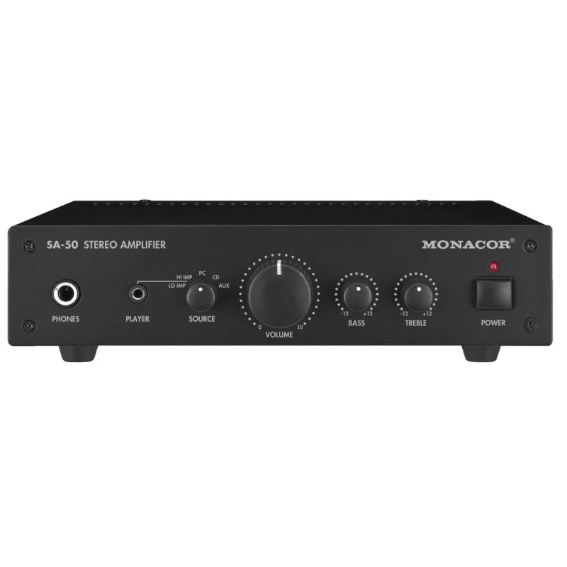 Seulement Aujourd'hui AMPLI STEREO COMPACT UNIVERSEL 2X10W RMS 8 OHMS MONACOR