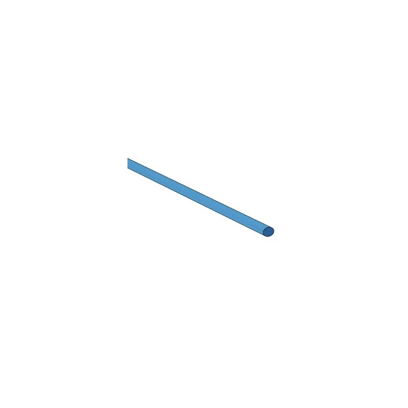 GAINE THERMORETRACTABLE 2 1 - 2.4mm - BLEU - 1 METRE Achat Immédiat