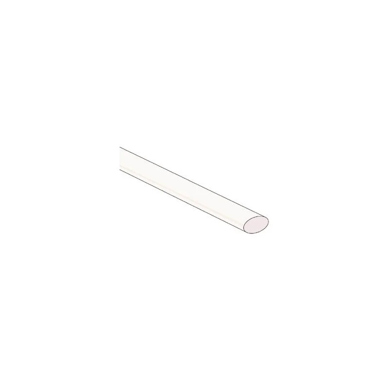 Prix Réduit GAINE THERMORETRACTABLE 2 1 - 6.4mm - TRANSPARENT - 1 METRE