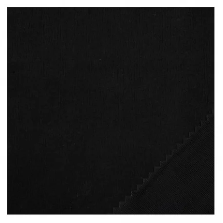 Acheter Direct ROULEAU DE 20 M LINEAIRE COTON GRATTE THEMIS NOIR HAUTEUR 260CM