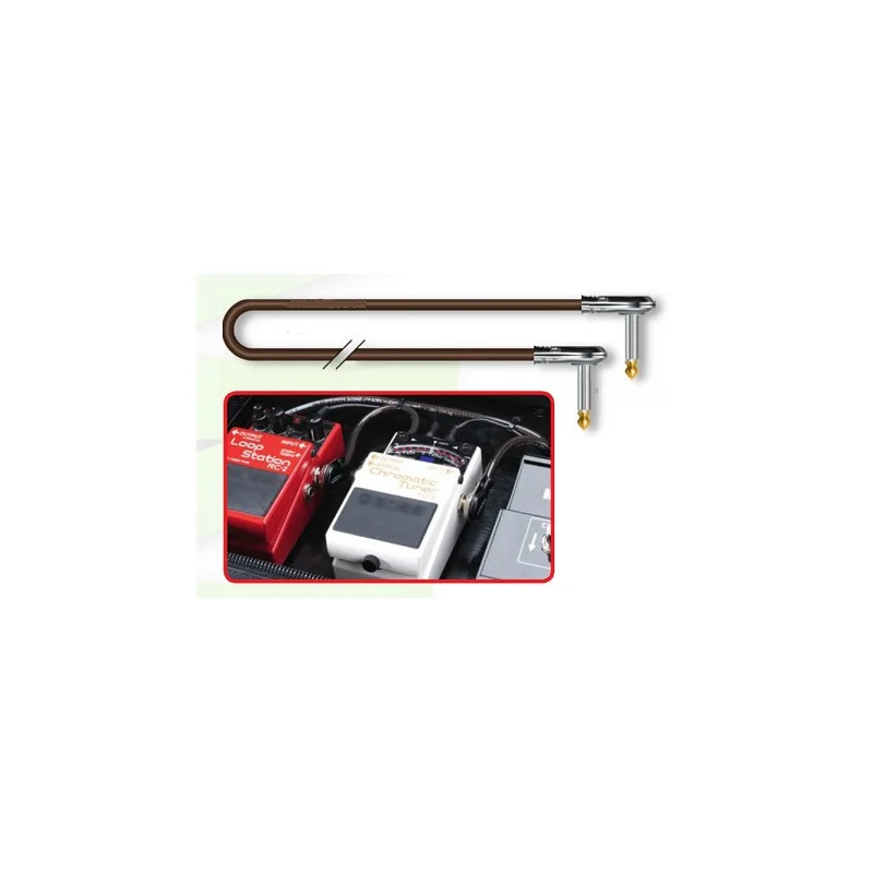 CABLE INSTRUMENT SPIRIT XS HIGHFLEX JACK MONO COUDE 6.3 MM 0.20 M Top Vente