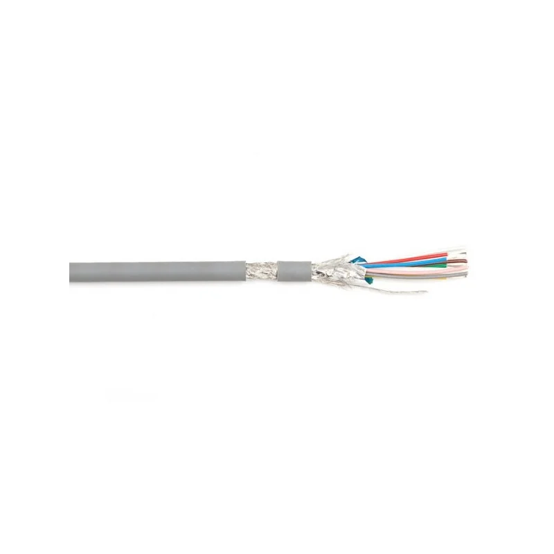 Acheter En Ligne BOBINE 10 METRES CABLE 8 CONDUCTEURS 0.22mm² + MASSE (TRESSE)
