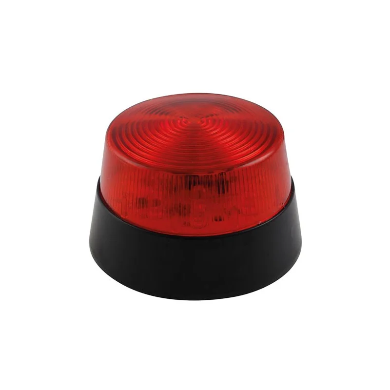 FLASH STROBOSCOPIQUE A LED 12VCC ROUGE (120180) Acheter Direct