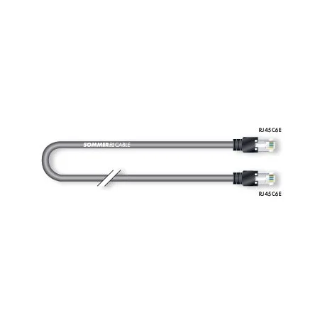Offre Limitée BOBINE DE 50M CABLE SC--MERCATOR CAT7 RJ45/RJ45 PRO SOUPLE NOIR
