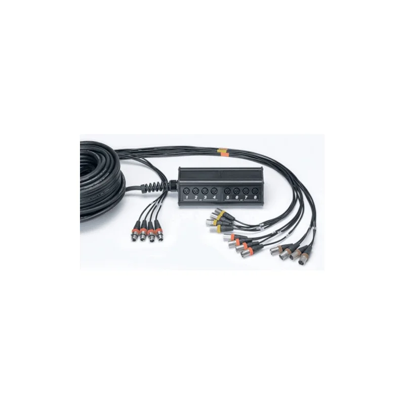 BOITIER DE SCENE 12 XLR FEMELLES/4 XLR MALES 30M CORDIAL Retour Gratuit