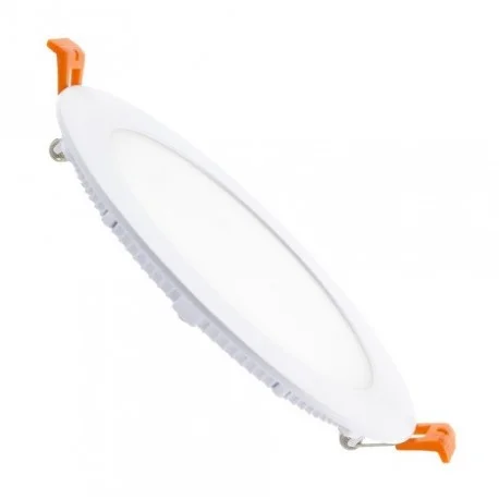 Achat Immédiat DALLE LED RONDE EXTRA PLATE 230V 9W BLANC FROID 6000°K-6500°K 700 LUMENS