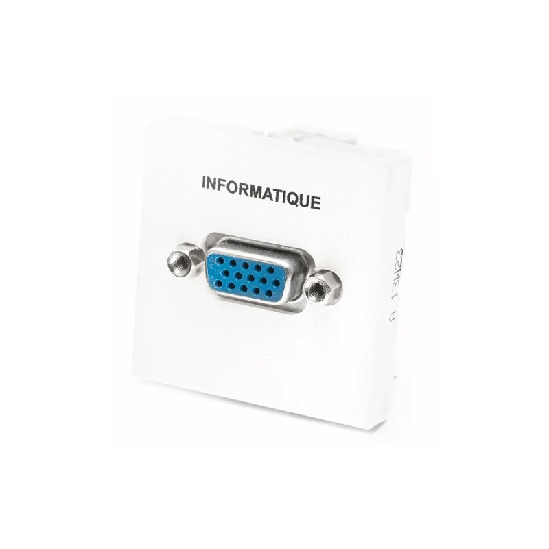 Achat Immédiat PLASTRON AVEC 1 EMBASE VGA FEMELLE (80120)