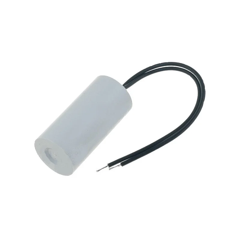 Bon Plan CONDENSATEUR MOTEUR 20UF 450V 40X78mm AVEC CABLES (100150)