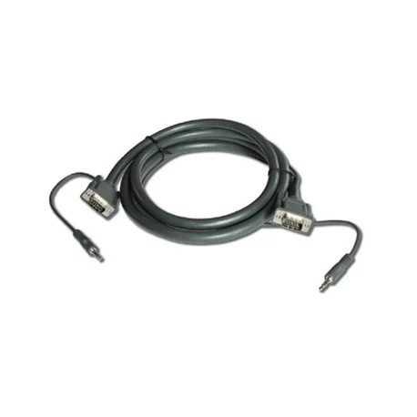 CABLE VGA/VGA MALE-MALE + MINI JACK 3,5 MM AUDIO STEREO 15.2 M / 50‘ KRAMER Dernier Modèle
