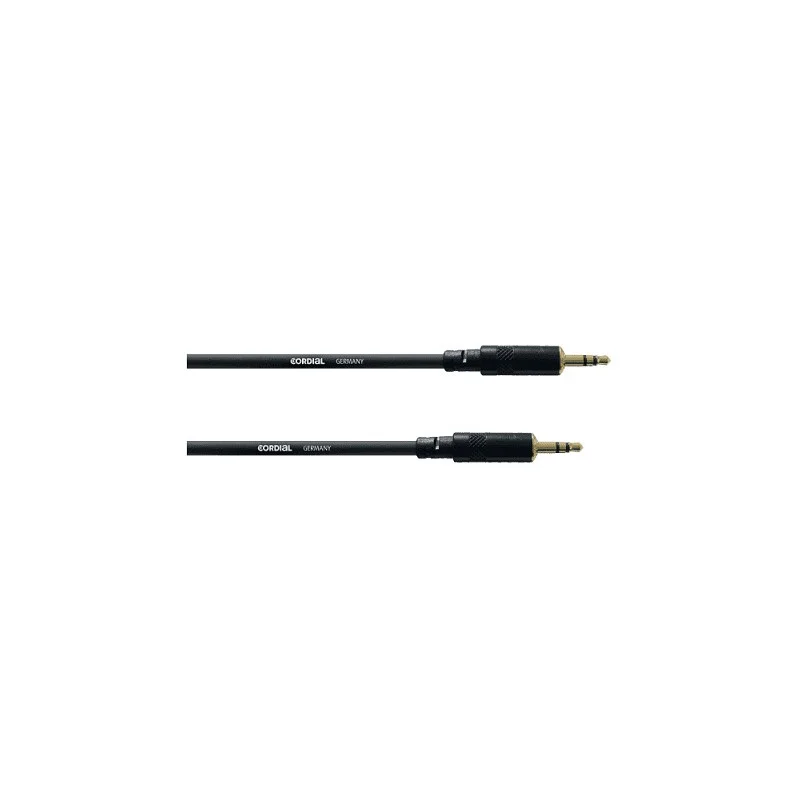 Acheter En Ligne CORDON PRO MINI JACK 3.5 / MINI JACK 3.5 STEREO MALE/MALE 3 METRES CORDIAL