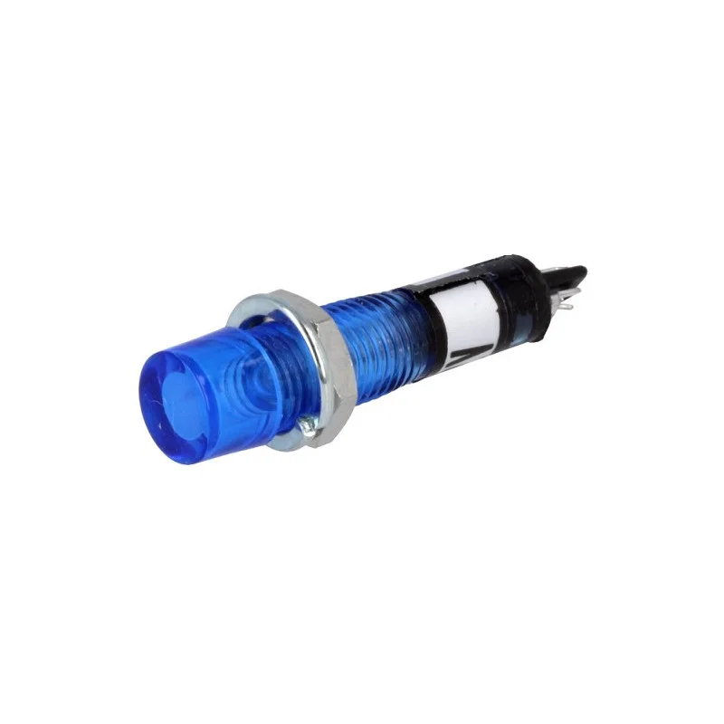 VOYANT ROND 8mm 12V BLEU A SOUDER (6080) Acheter En Ligne
