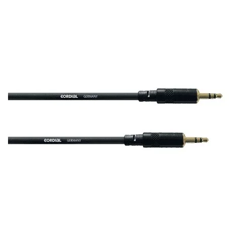 CORDON PRO MINI JACK 3.5 / MINI JACK 3.5 STEREO MALE/MALE 0,90 METRE CORDIAL Achat Immédiat