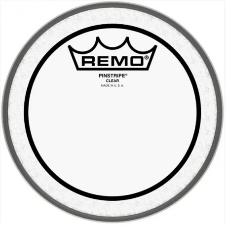 PEAU DE TOM 8" PINSTRIPE TRANSPARENTE REMO Promotion Saisonnière