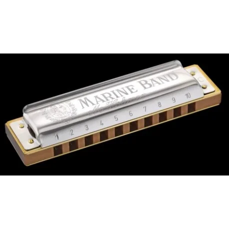 Prix Cassé HARMONICA DIATONIQUE MARINE BAND 1896 10 TROUS TONALITE G HOHNER