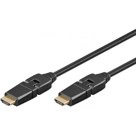 Offre Exclusive CORDON HDMI MALE PIVOTANT / HDMI MALE PIVOTANT LONGUEUR 2 METRES