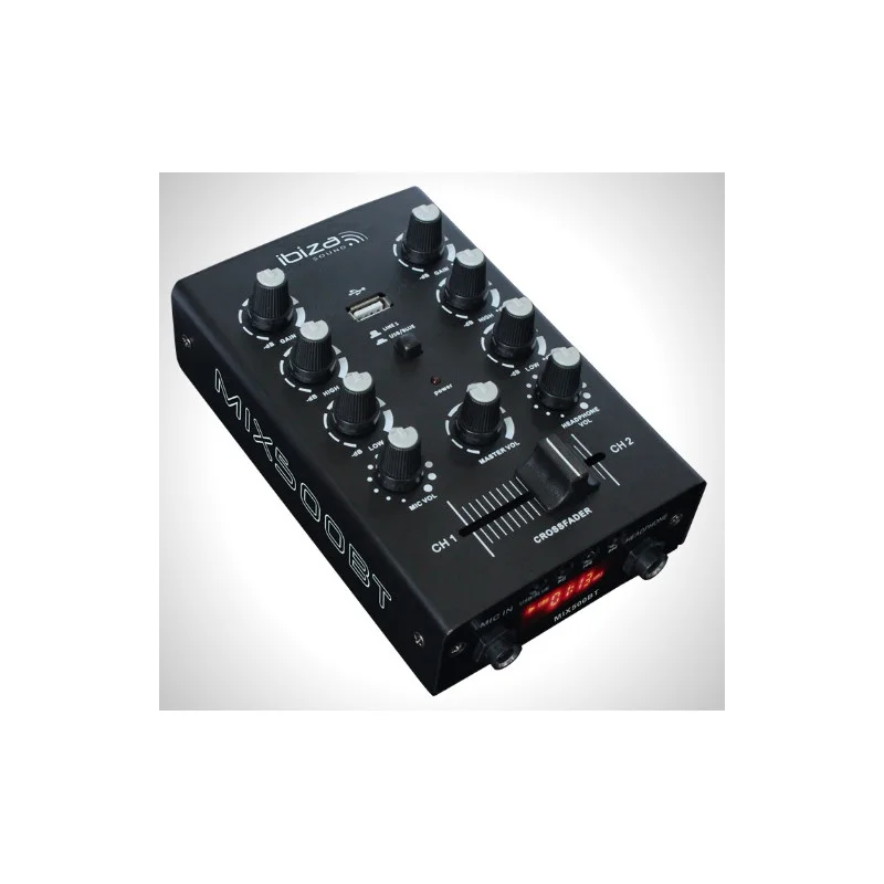 Acheter En Ligne TABLE DE MIXAGE 2 CANAUX + USB/BLUETOOTH IBIZA